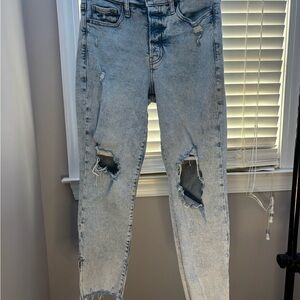 Distressed Light Blue Old Navy Jeans